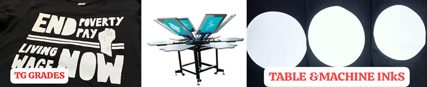 PRINTING WATERBASE TG GRADE INKS
